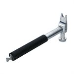 10'' Alum.Tapping Hammer(Spout Remover)+ 6"retractable ruler